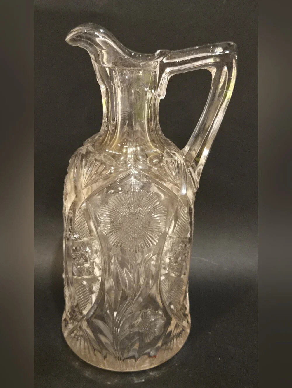 Antique Cut Crystal Cambridge Glass Decanter